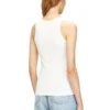 t-anki-od Slim ribbed tank top with metallic Oval D t-anki-od Slim ribbed tank top with metallic Oval D