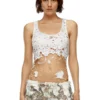 t-bils-dev Tulle tank top with destroyed jersey t-bils-dev Tulle tank top with destroyed jersey