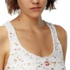 t-bils-dev Tulle tank top with destroyed jersey t-bils-dev Tulle tank top with destroyed jersey