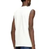 t-bisco-iod Sleeveless cotton top with metallic Oval D t-bisco-iod Sleeveless cotton top with metallic Oval D
