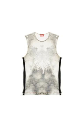 t-bisket Tank top in printed mesh t-bisket Tank top in printed mesh