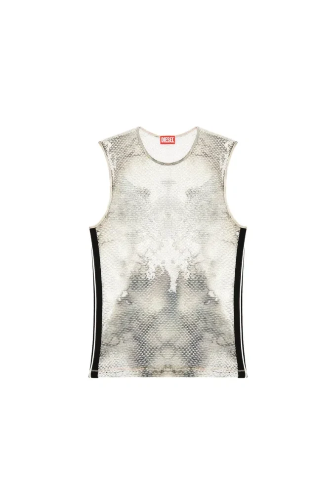 t-bisket Tank top in printed mesh t-bisket Tank top in printed mesh