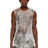 t-bisket Tank top in printed mesh t-bisket Tank top in printed mesh