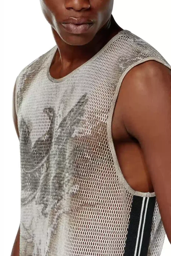 t-bisket Tank top in printed mesh t-bisket Tank top in printed mesh