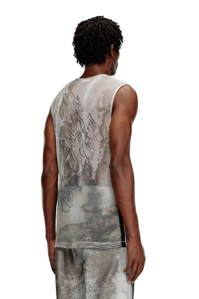 t-bisket Tank top in printed mesh t-bisket Tank top in printed mesh