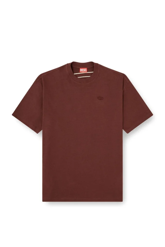 t-boggy-megoval-d T-shirt with maxi oval D embroidery t-boggy-megoval-d T-shirt with maxi oval D embroidery