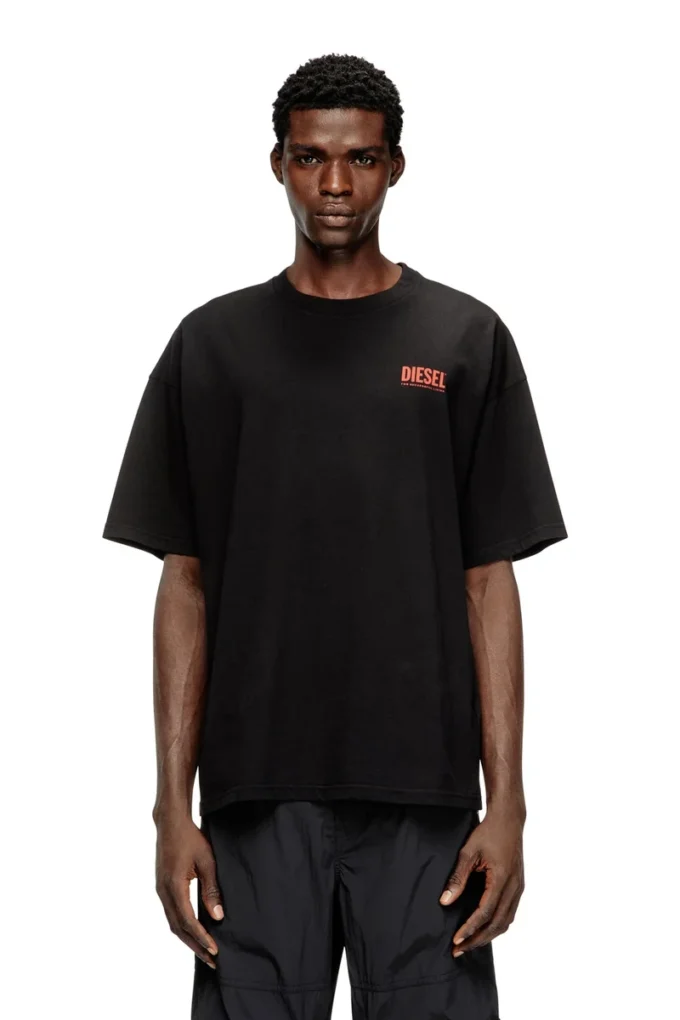 t-boxt-bisk Cotton T-shirt with Diesel Biscotto print t-boxt-bisk Cotton T-shirt with Diesel Biscotto print