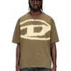 t-boxt-bleach T-shirt with bleached Oval D logo