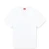 t-boxt-dco Relaxed cotton T-shirt with Oval D embroidery t-boxt-dco Relaxed cotton T-shirt with Oval D embroidery