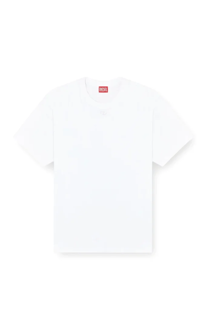 t-boxt-dco Relaxed cotton T-shirt with Oval D embroidery t-boxt-dco Relaxed cotton T-shirt with Oval D embroidery