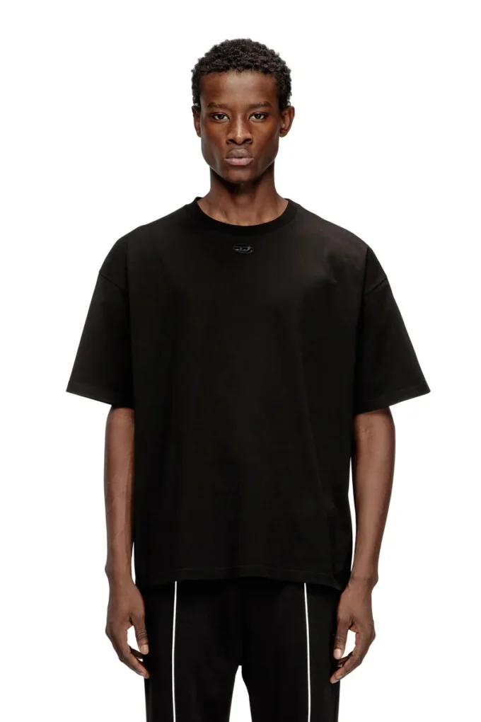 t-boxt-dco Relaxed cotton T-shirt with Oval D embroidery t-boxt-dco Relaxed cotton T-shirt with Oval D embroidery