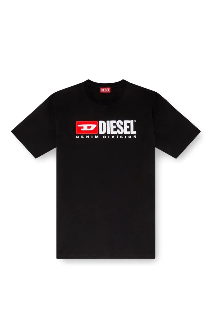 t-boxt-div T-shirt with Diesel patch logo t-boxt-div T-shirt with Diesel patch logo