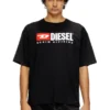 t-boxt-div T-shirt with Diesel patch logo t-boxt-div T-shirt with Diesel patch logo