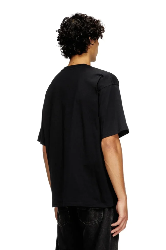 t-boxt-div T-shirt with Diesel patch logo t-boxt-div T-shirt with Diesel patch logo