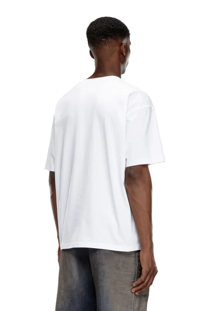 t-boxt-div T-shirt with Diesel patch logo t-boxt-div T-shirt with Diesel patch logo
