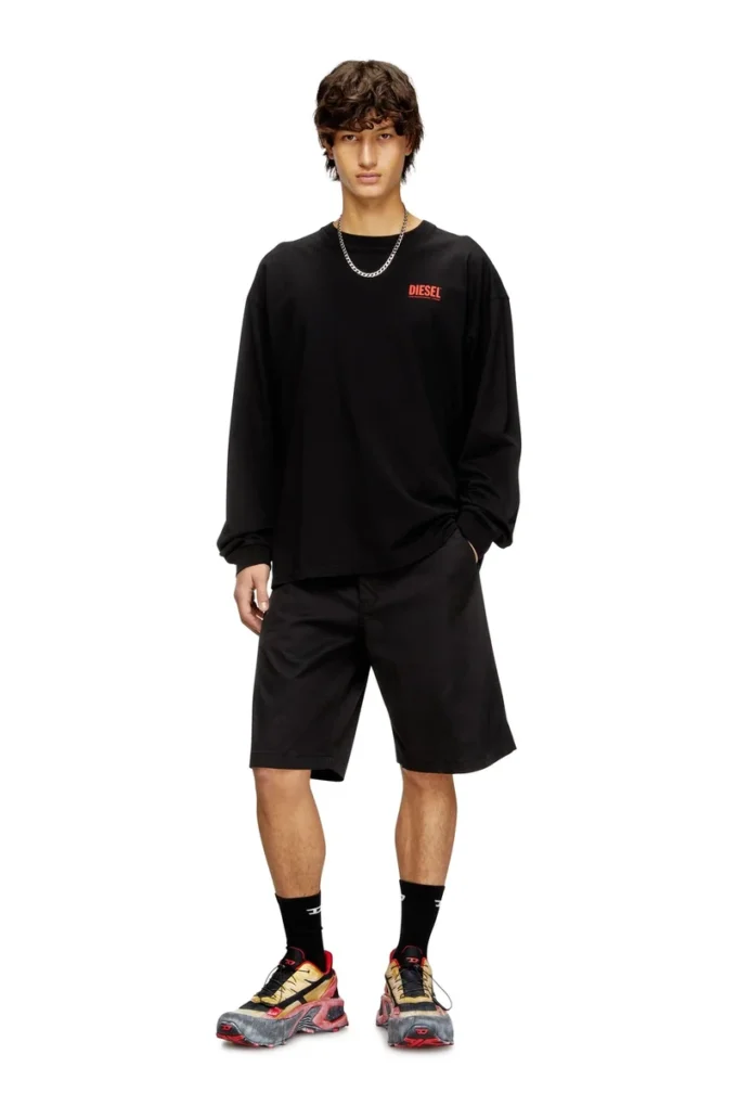 t-boxt-ls-bisk Relaxed long-sleeve T-shirt with Diesel logos t-boxt-ls-bisk Relaxed long-sleeve T-shirt with Diesel logos