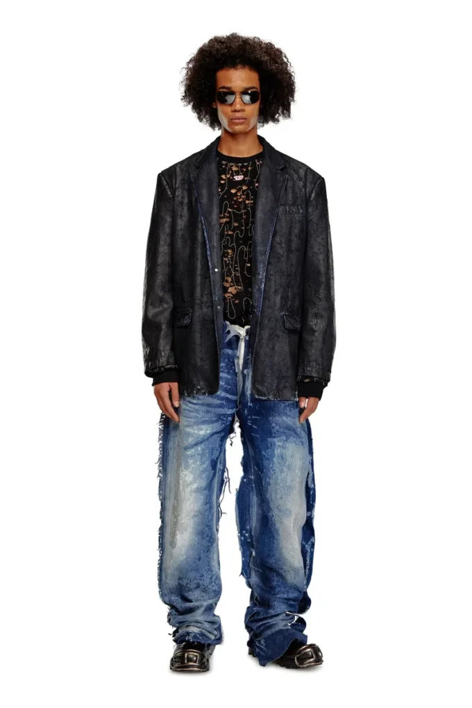t-boxt-ls-devor Tulle T-shirt with destroyed jersey t-boxt-ls-devor Tulle T-shirt with destroyed jersey