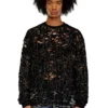 t-boxt-ls-devor Tulle T-shirt with destroyed jersey t-boxt-ls-devor Tulle T-shirt with destroyed jersey