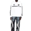 t-boxt-ls-hood-rib Hoodie T-shirt with contrast graphics t-boxt-ls-hood-rib Hoodie T-shirt with contrast graphics