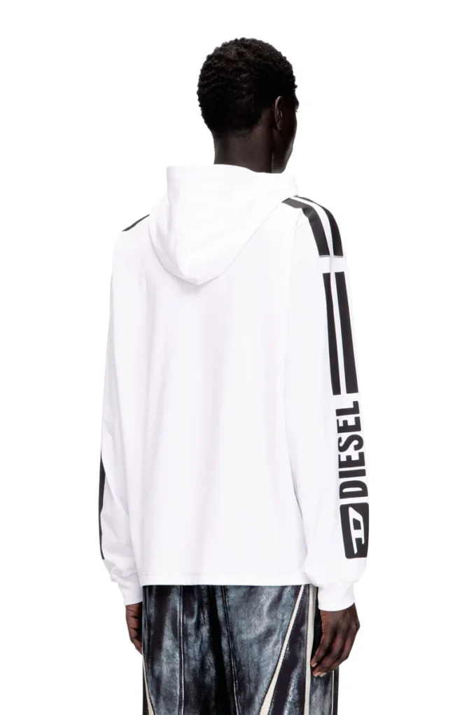 t-boxt-ls-hood-rib Hoodie T-shirt with contrast graphics t-boxt-ls-hood-rib Hoodie T-shirt with contrast graphics