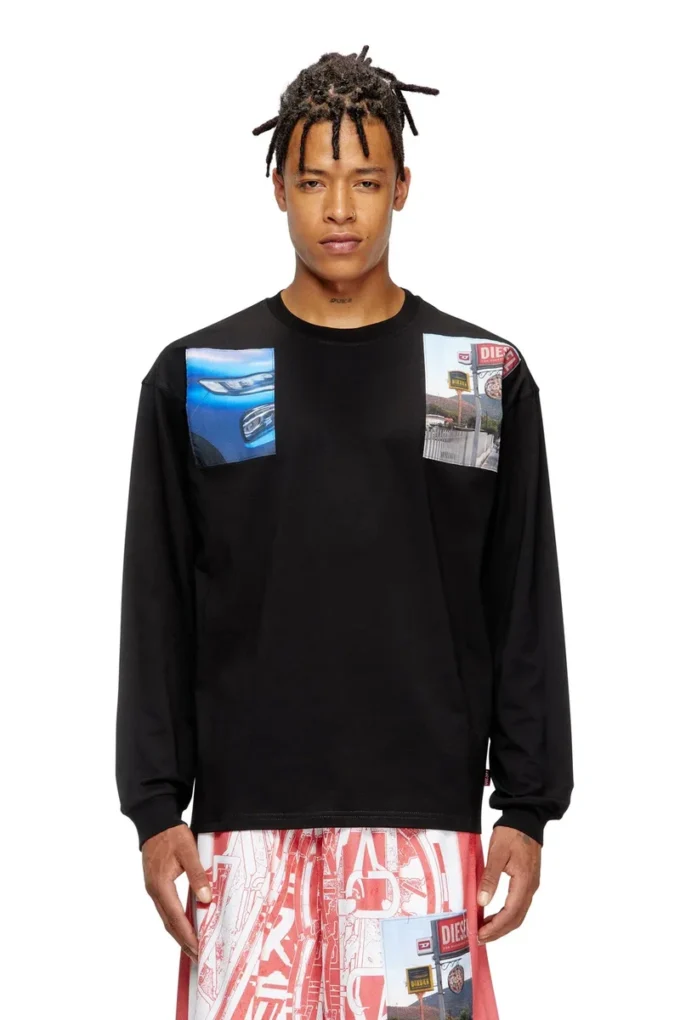 t-boxt-ls-t5 Long-sleeve T-shirt with logo photo patches t-boxt-ls-t5 Long-sleeve T-shirt with logo photo patches