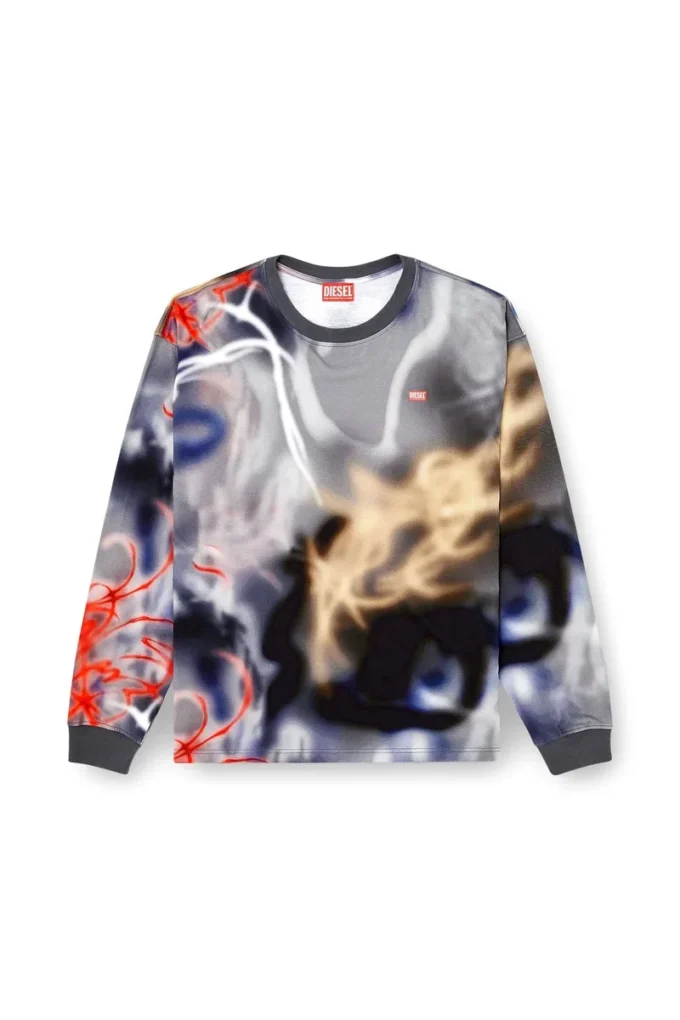 t-boxt-ls-v4 Long-sleeve graffiti-print T-shirt t-boxt-ls-v4 Long-sleeve graffiti-print T-shirt