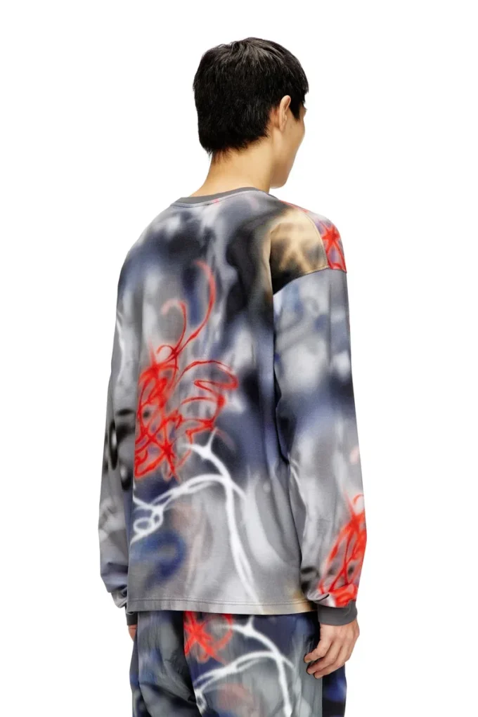 t-boxt-ls-v4 Long-sleeve graffiti-print T-shirt t-boxt-ls-v4 Long-sleeve graffiti-print T-shirt