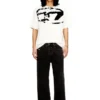 t-boxt-n14 T-shirt with distressed flocked logo t-boxt-n14 T-shirt with distressed flocked logo