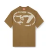 t-boxt-n14 T-shirt with distressed flocked logo t-boxt-n14 T-shirt with distressed flocked logo