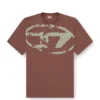 t-boxt-n14 T-shirt with distressed flocked logo t-boxt-n14 T-shirt with distressed flocked logo