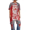 t-boxt-peel Logo T-shirt in destroyed jersey t-boxt-peel Logo T-shirt in destroyed jersey