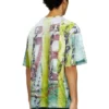 t-boxt-r13 T-shirt with trompe l’oeil cracked print t-boxt-r13 T-shirt with trompe l’oeil cracked print