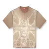 t-boxt-t13 T-shirt with tonal medieval print t-boxt-t13 T-shirt with tonal medieval print