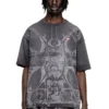 t-boxt-t13 T-shirt with tonal medieval print t-boxt-t13 T-shirt with tonal medieval print