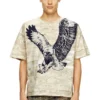 t-boxt-t14 Camo T-shirt with eagle print t-boxt-t14 Camo T-shirt with eagle print