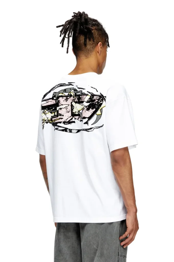 t-boxt-t24 T-shirt with Oval D logo t-boxt-t24 T-shirt with Oval D logo