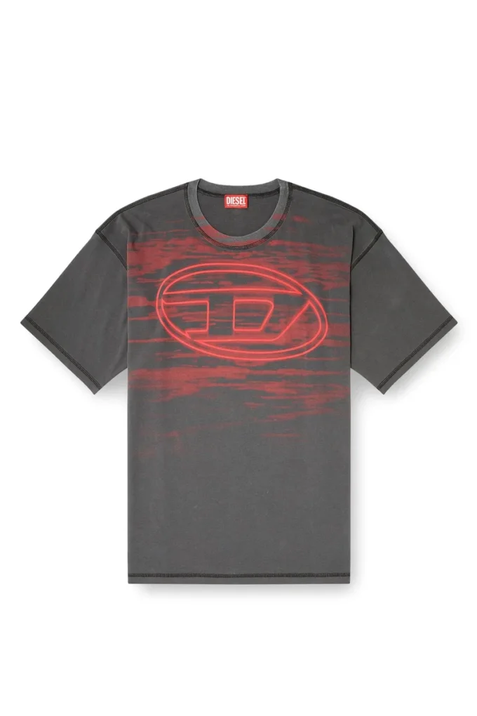 t-boxt-t5 Cotton T-shirt with Oval D print t-boxt-t5 Cotton T-shirt with Oval D print