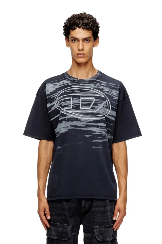 t-boxt-t5 Cotton T-shirt with Oval D print t-boxt-t5 Cotton T-shirt with Oval D print
