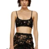 t-bra-dev Tulle bra top with destroyed jersey t-bra-dev Tulle bra top with destroyed jersey