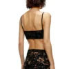 t-bra-dev Tulle bra top with destroyed jersey t-bra-dev Tulle bra top with destroyed jersey