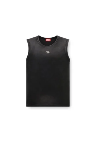 t-brico-new Faded tank top with cut-out Oval D
