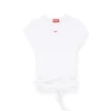 t-bunny-tail T-shirt with wrap ties t-bunny-tail T-shirt with wrap ties