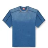 t-craoxt Cotton T-shirt with contrasting overlock stitching t-craoxt Cotton T-shirt with contrasting overlock stitching