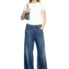 t-ele-long-od Slim ribbed T-shirt with metallic Oval D t-ele-long-od Slim ribbed T-shirt with metallic Oval D