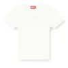 t-ele-long-od Slim ribbed T-shirt with metallic Oval D t-ele-long-od Slim ribbed T-shirt with metallic Oval D