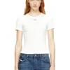t-ele-long-od Slim ribbed T-shirt with metallic Oval D t-ele-long-od Slim ribbed T-shirt with metallic Oval D