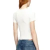 t-ele-long-od Slim ribbed T-shirt with metallic Oval D t-ele-long-od Slim ribbed T-shirt with metallic Oval D