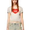 t-ele Ribbed T-shirt with watercolour heart D t-ele Ribbed T-shirt with watercolour heart D
