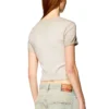 t-ele Ribbed T-shirt with watercolour heart D t-ele Ribbed T-shirt with watercolour heart D