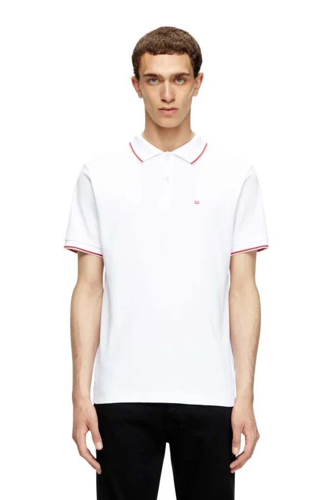 t-ferry-microdiv Polo shirt with micro Diesel embroidery t-ferry-microdiv Polo shirt with micro Diesel embroidery